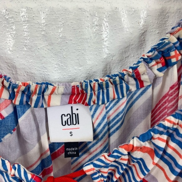 CAbi Tassel Tank 5230 In-line Print Small - Picture 3 of 5